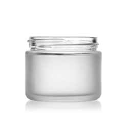 2 oz Frosted Clear Glass Jar (53-400)+$0.60